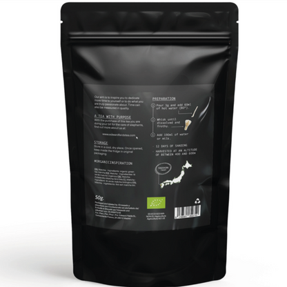 Matcha japonês cerimonial orgânico premium Edward Fields 50 g
