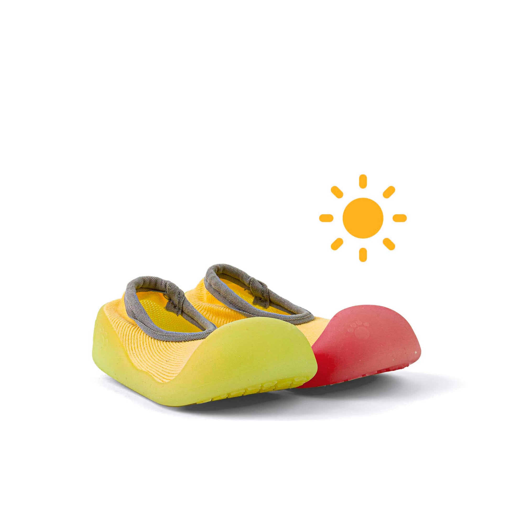 Zapatos De Bebé Que Cambian De Color Con La Luz Del Sol Flat Yellow Bigtoes Chameleon M (20)_0
