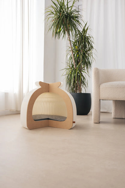 Cama Plegable Para Gatos, Papel Kraft Y Cartón Reciclado_1