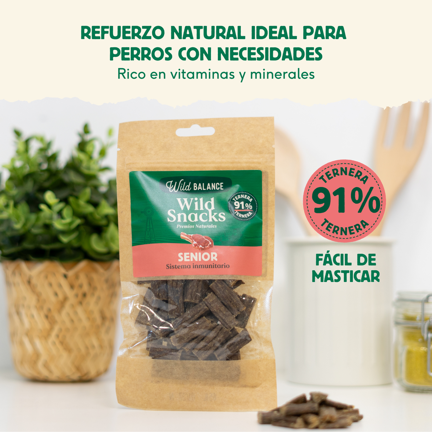 Wild Snacks Sistema Imunitário Sénior Wild Balance