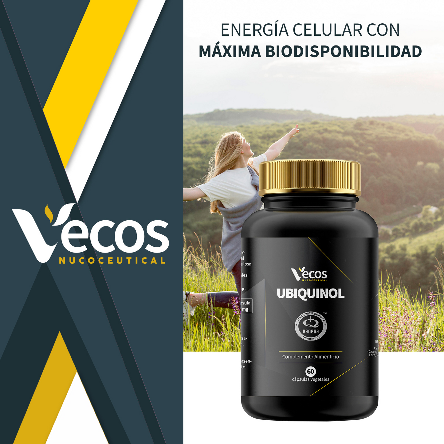 Electrovital Vecos 90 Cápsulas | Hidratación Y Electrolitos | Sales Minerales + Vitaminas Para Deporte_1