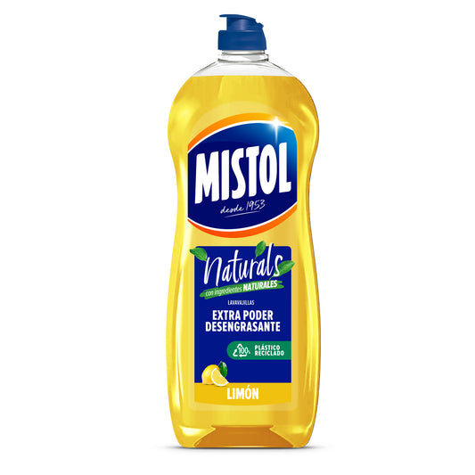 Mistol Naturals Concentrado Limão Máquina de Lavar Loiça com Poder Extra Desengordurante 650 ml