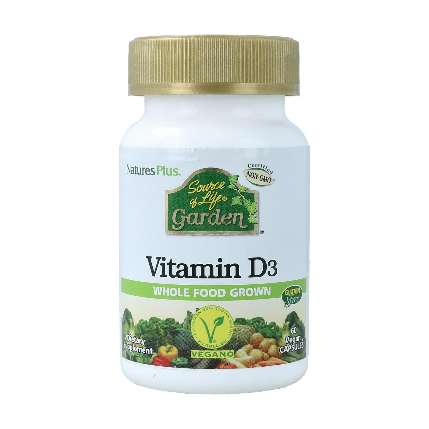 Garden Nature's Plus Vitamina D3, 60 comprimidos