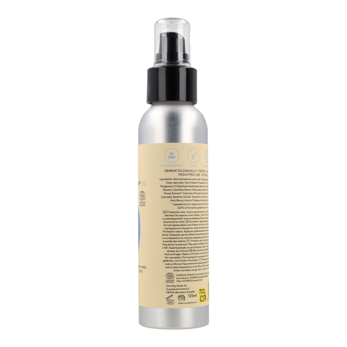 Protector Solar Corporal Babykids SPF50 Nuura 125 ml