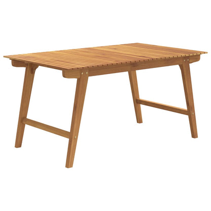 Vidaxl Juego De Comedor De Jardín 5 Piezas Madera Maciza De Acacia_5