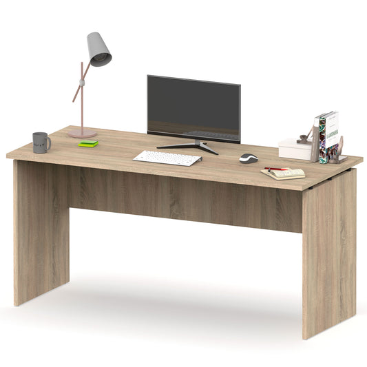 Escritorio, Mesa De Ordenador Oficina, Estudio 76 X 155 X 68 Cm, Despacho, Habitación, Desk, Briebe, Zenith, Madera_0
