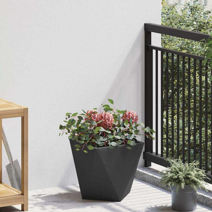 Jardinera 2 Uds. Negro 30 X 30 X 30 Cm Acero_3