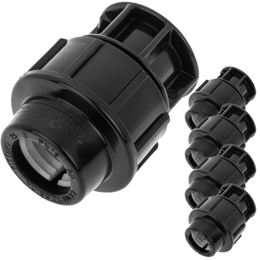 Pack De 5 Unidades Tapón Final De Polietileno 20 Mm X 1/2“ Para Sistema De Riego_0