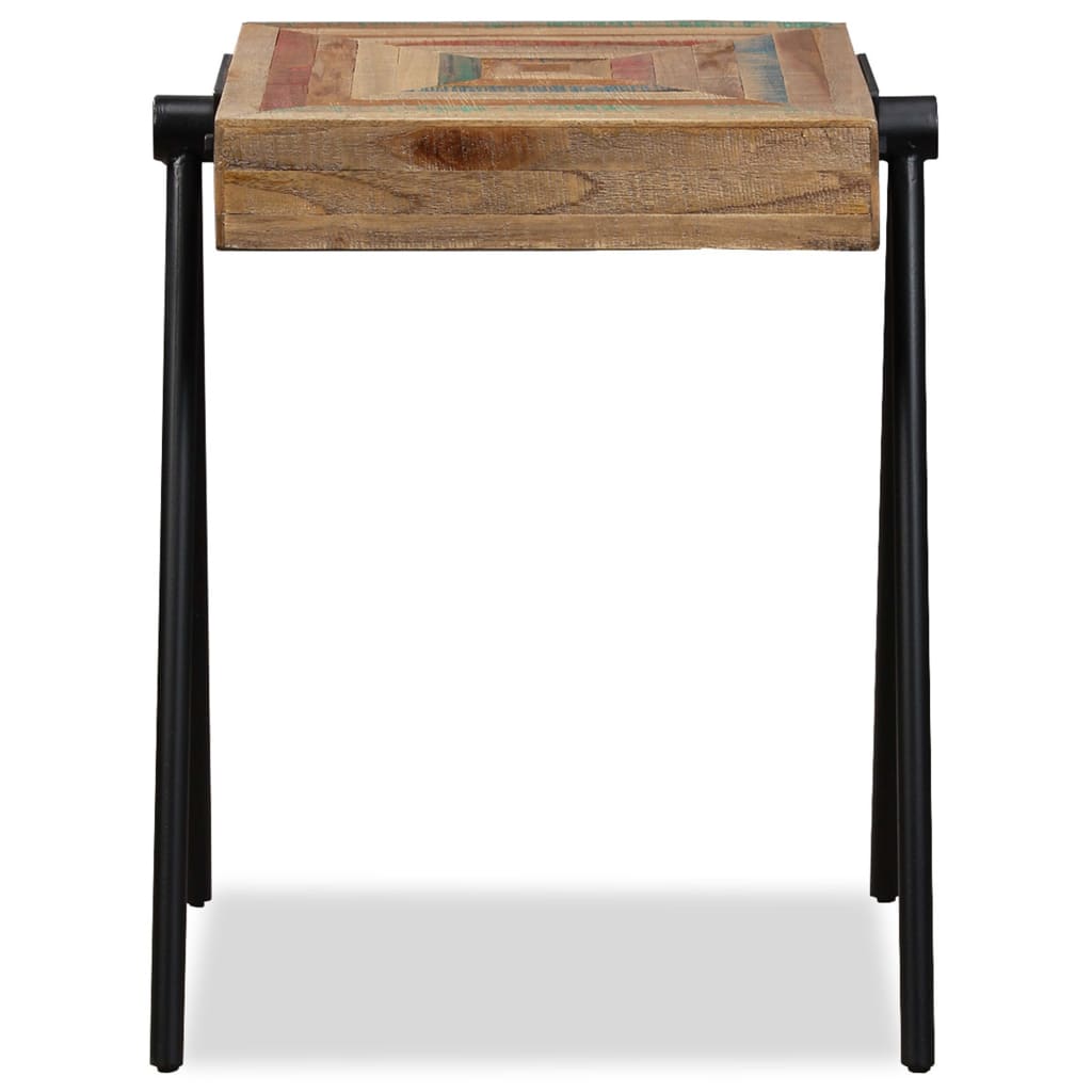 Mesa Auxiliar De Teca Maciza Reciclada_2