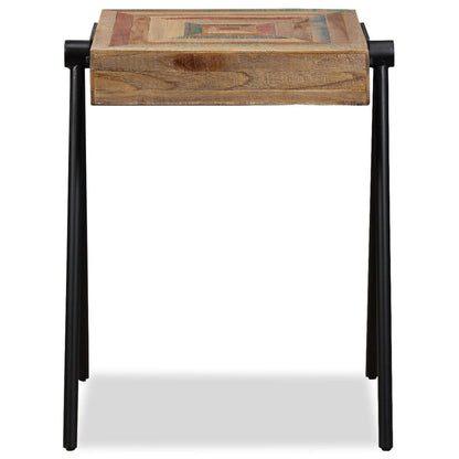 Mesa Auxiliar De Teca Maciza Reciclada_2