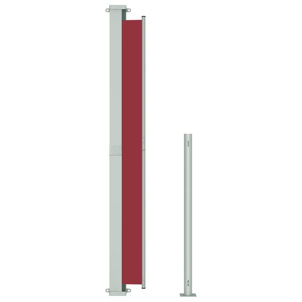 Vidaxl Toldo Lateral Retráctil Para Patio Rojo 200x300 Cm_4