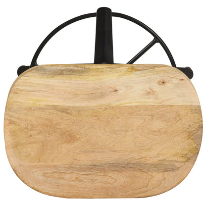 Taburetes De Cocina 2 Unidades Madera Maciza De Mango 76 Cm_2