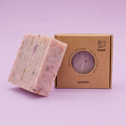 Jabón Natural Artesano de Lavanda Labnatur 100 g | Hidrata y Suaviza | Piel Sensible | Vegano_2