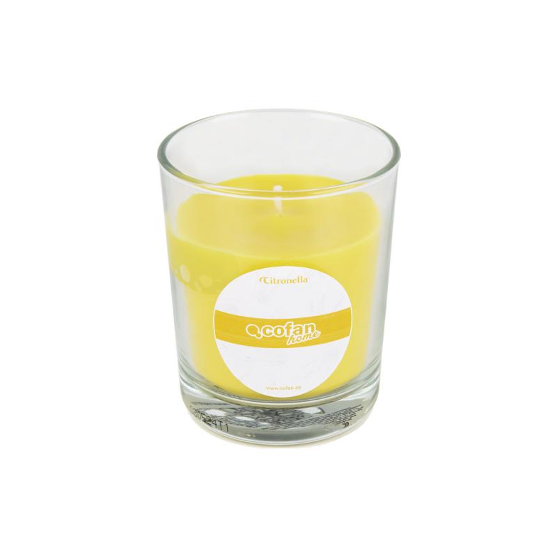 Vela Aromática De Citronela En Vaso Transparente 120 G Caja 6 Unid._1