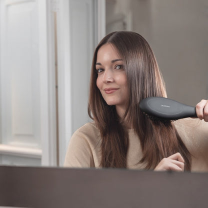 Cecotec Cepillo Alisador De Cerámica Bamba Instantcare Perfectbrush. 61 W Revestimiento De Queratina Y Aceite De Argán E_4