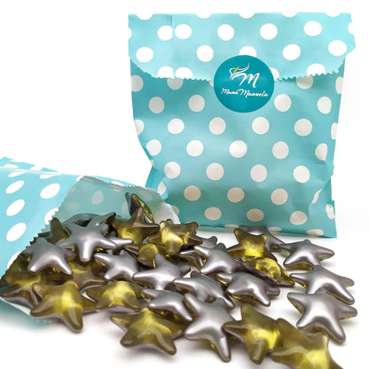 80 Perlas De Baño En Forma De Estrella - Con Aceite De Soja - Hidrata, Suaviza Y Perfuma La Piel - Aroma Manzana_4