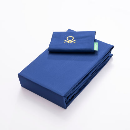 Set 3pzs Sabana Individual: Sabana Plana(160x280cm C/ Dobladillo Simple 5cm) + Sabana Bajera (90x200+40cm Flap) + 1 Funda De Almohada (50x85) 100% Al_1