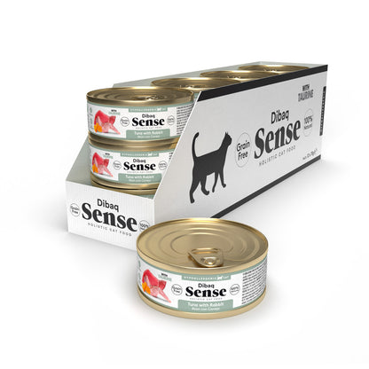 Dibaq Sense Cat Atún Y Conejo Con Calabaza  (12uds X 70g)_0