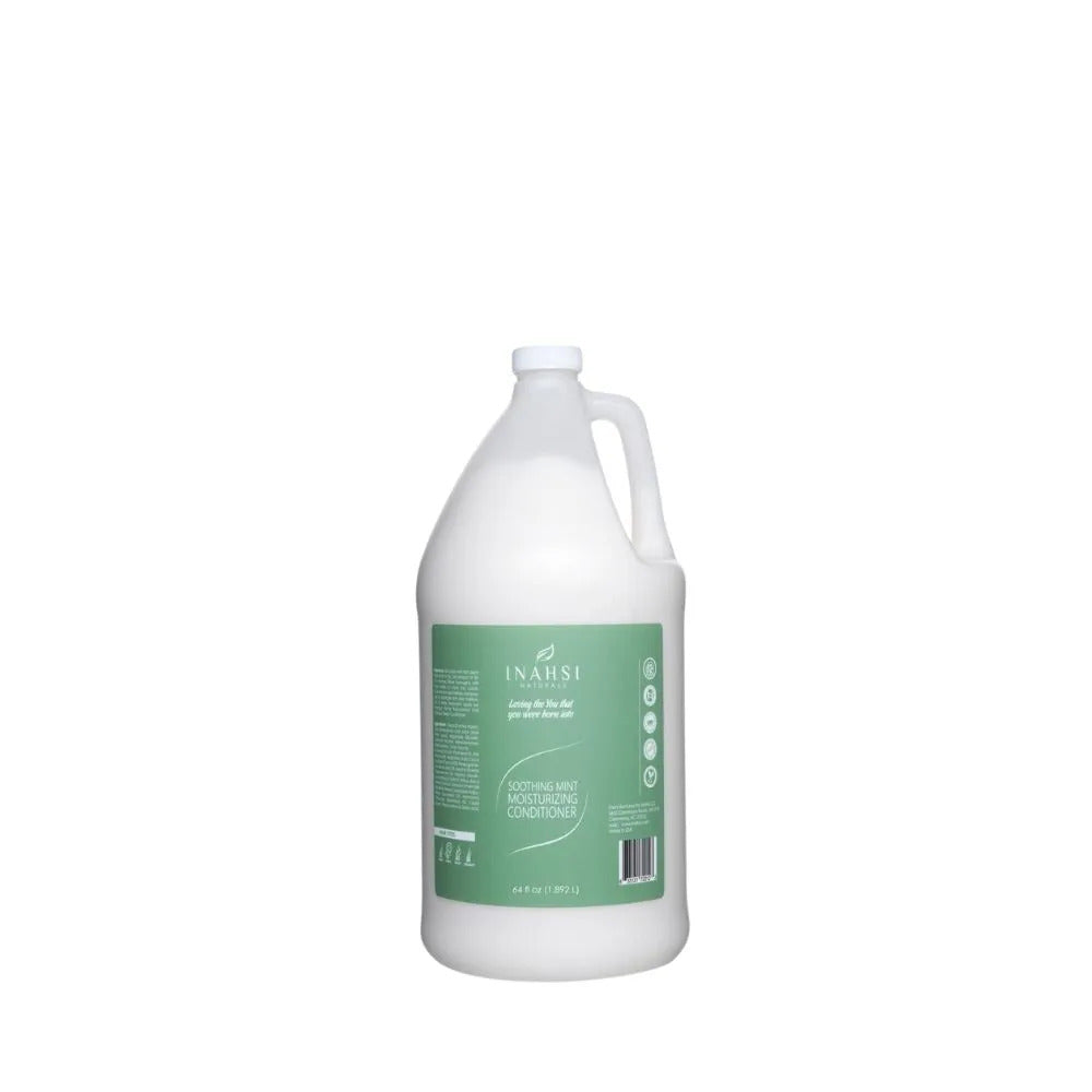 Acondicionador Soothing Mint Moisturizing Conditioner Inahsi Naturals 1.892l_0