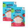 Pack de 2 gelados infantis Smilado Morango e Maçã ECO 100% fruta SMILEAT 250 g/unidade