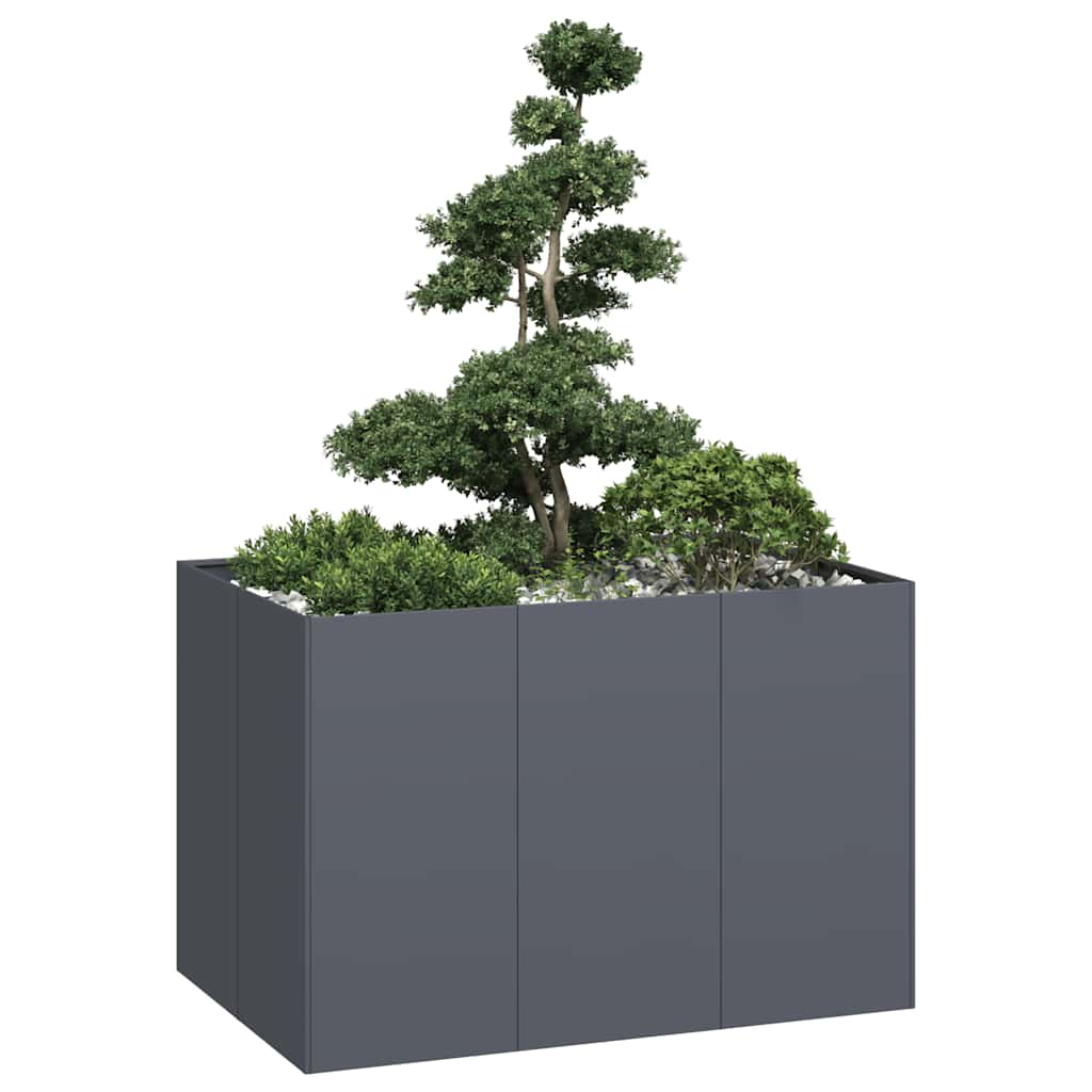 Jardinera Acero Gris Antracita 120x80x80 Cm_1