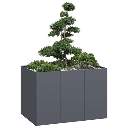 Jardinera Acero Gris Antracita 120x80x80 Cm_1