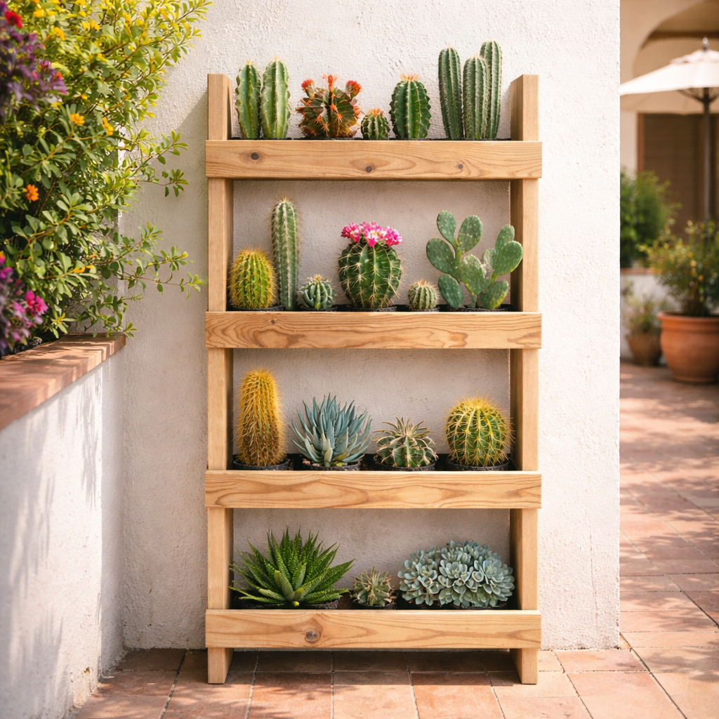 Huerto Urbano Liora Vertical de Madera Tratada VidaHuerto 80x13x150_1