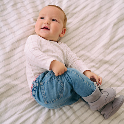 Booties De Porteo, Momawo, Color Grey. Talla 1_3
