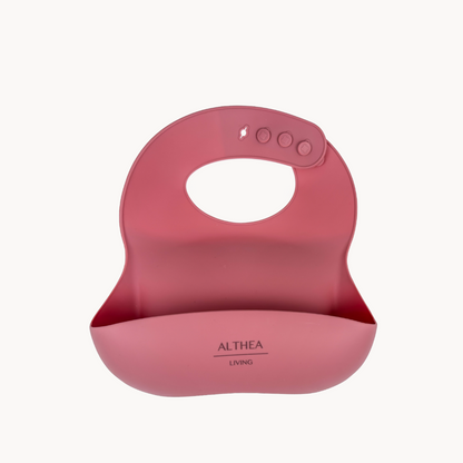 Baberos Impermeables - 2 Piezas - Beige / Rosa Profundo._1