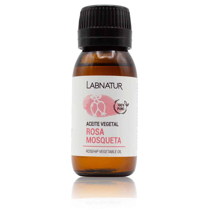 Aceite Vegetal de Rosa Mosqueta 100% Puro Labnatur 50 ml | Regenera y Suaviza | Rostro, Cuerpo y Cabello | Vegano_0