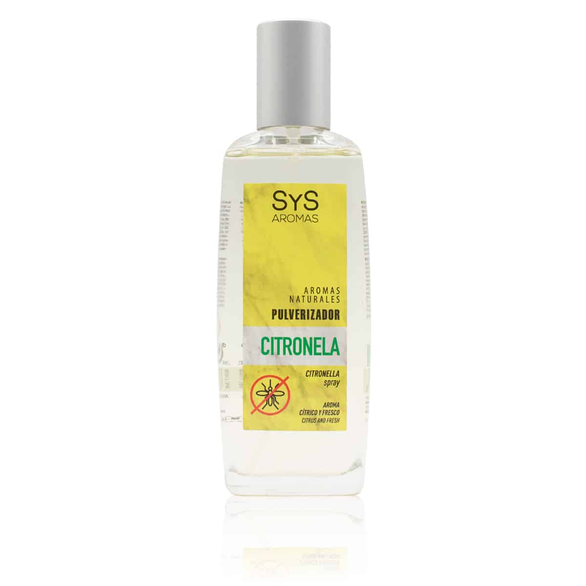 Ambientador Pulverizador Citronela Mármol SYS Aromas 100 ml | Aroma Cítrico y Herbal | Refrescante_0