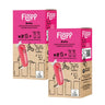 Embalagem de 2 produtos de limpeza para casa de banho ECO Reffil Flopp, 2 tampas