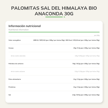 Información nutricional