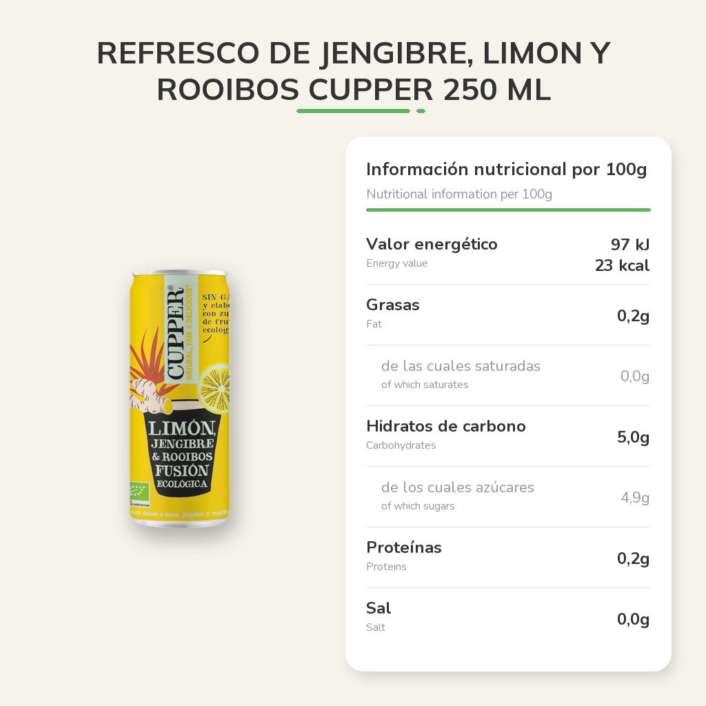 Información nutricional