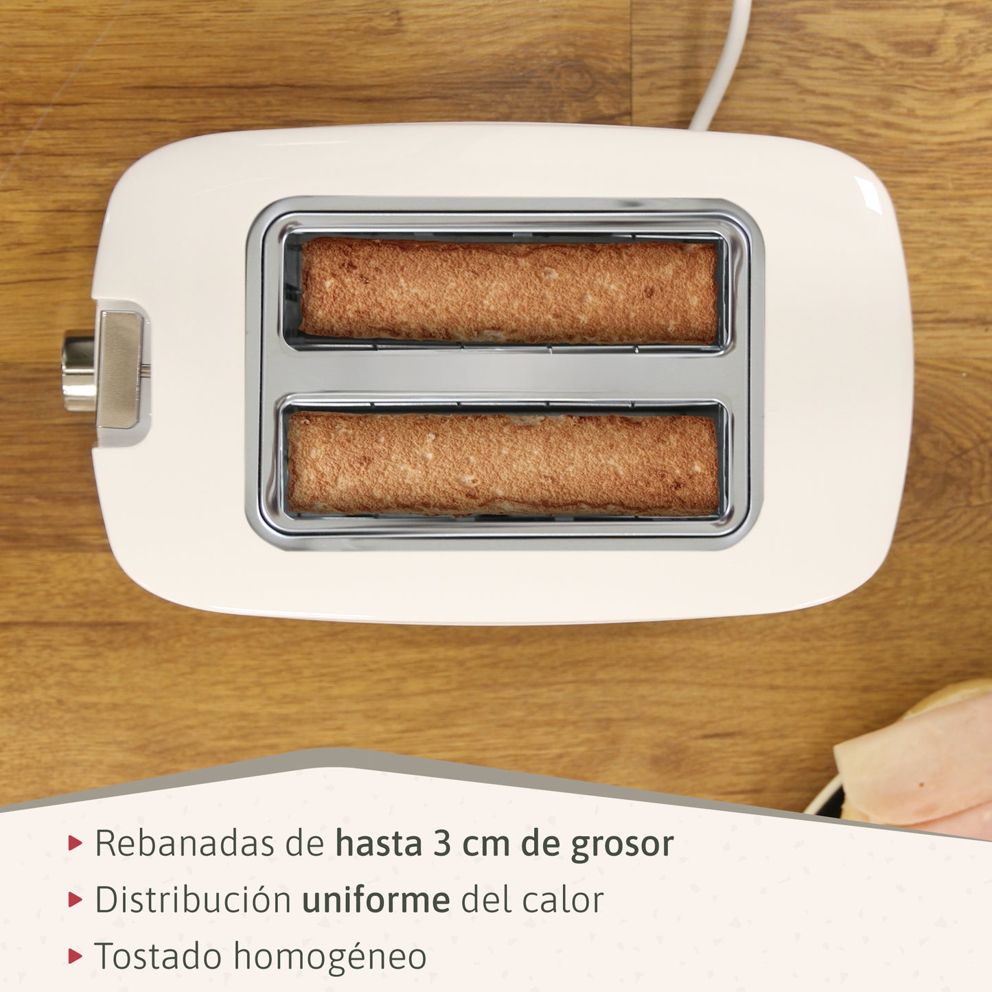 Briebe Elegance Set Tostadora Pan Ranura Ancha 2 Rebanadas + Hervidor Agua Eléctrico 1,7l Inalámbrico,skt1170wht,blanco_4