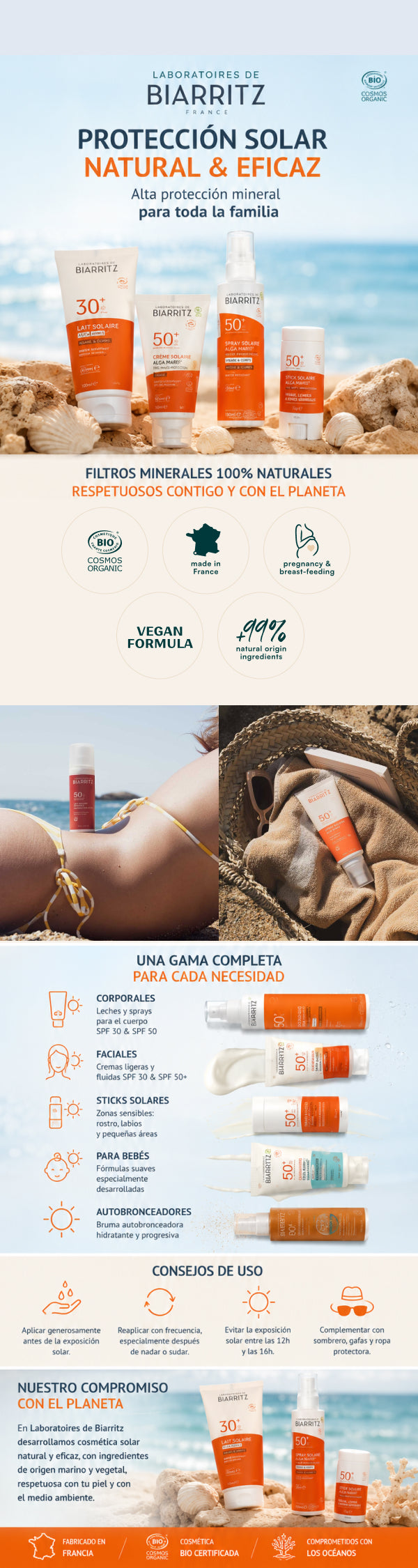 Spray Solar Facial e Corporal Algas Maris FPS 30 100 ml