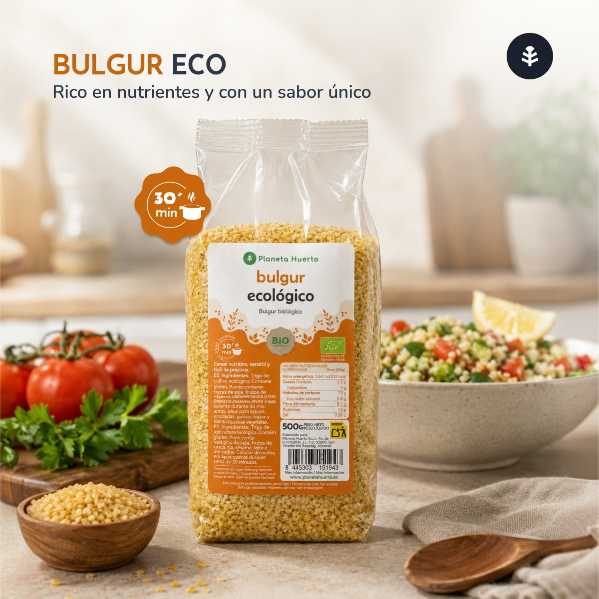 Bulgur Grosso ECO Planeta Huerto 500 g