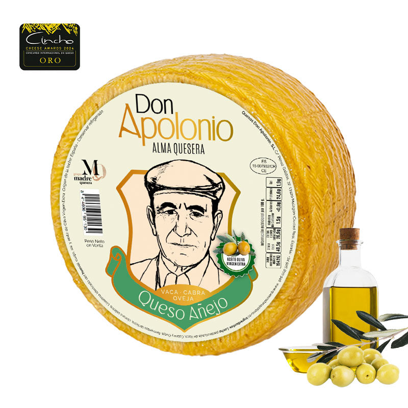 Queso Del Abuelo Añejo En Aceite De Oliva Virgen Extra [1/4] (0,7/0,8 Kg)_0