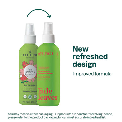 Desembaraçador de Cabelo Super Leaves Kids Melancia e Coco Attitude 240 ml