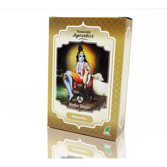 Tratamento capilar natural ayurvédico Bhringraj Radhe