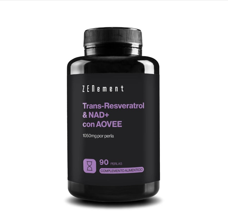Trans-Resveratrol e NAD+ com Zenement EVOO, 90 comprimidos