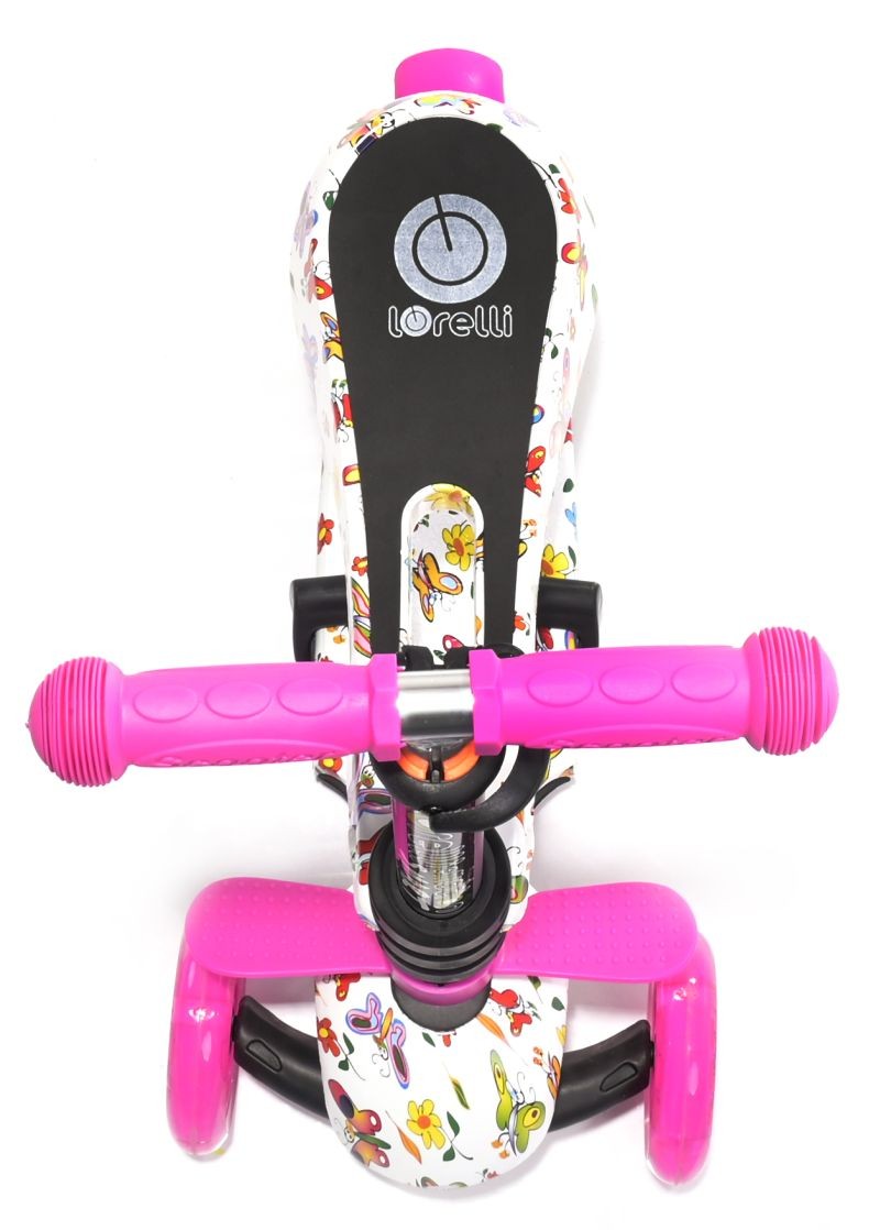 Patinete Infantil Con Asiento Smart Pink Butterfly_3