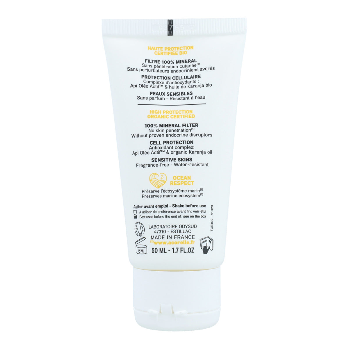 Protetor Solar Facial FPS 50 Acorelle 50ml