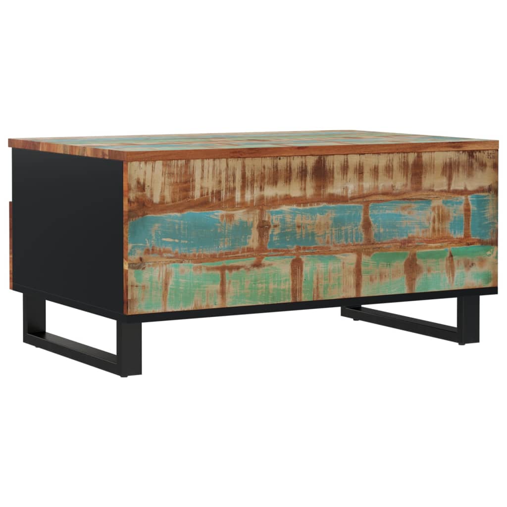 Mesa De Centro Madera Reciclada Y Contrachapada 80x54x40 Cm_3
