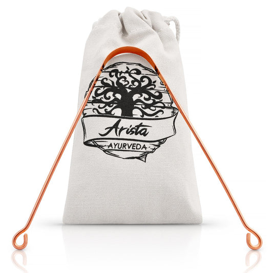 Raspador de língua em cobre Arista Ayurveda