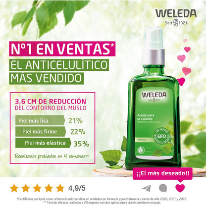 Óleo Anticelulítico de Bétula Weleda 100ml