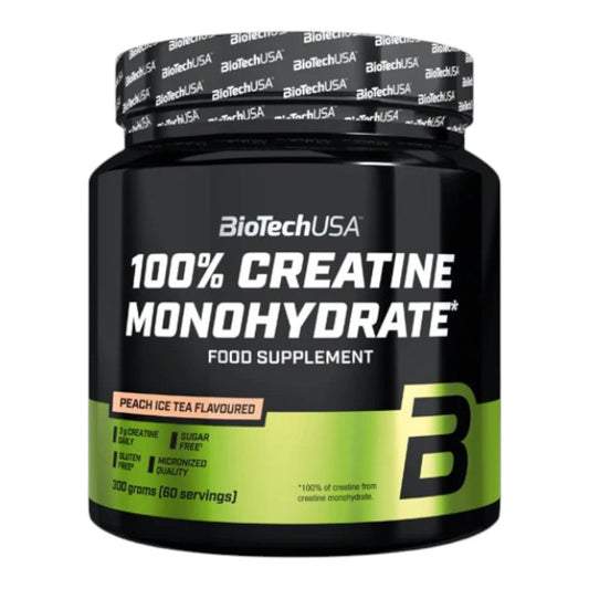 100% Creatine Monohydrate 300 Gr Sabores Ice Tea Peach_0