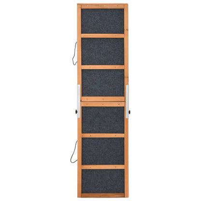 Rampa Para Perros Madera Maciza De Abeto Gris 120x30 Cm_4