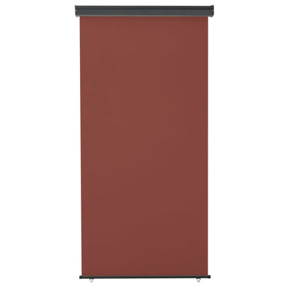 Vidaxl Toldo Lateral De Balcón Marrón 122x250 Cm_1