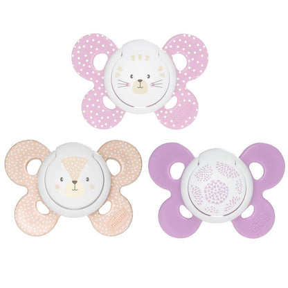 Chupeta Physio Comfort em silicone 6-16m 2 unidades sortidas Chicco
